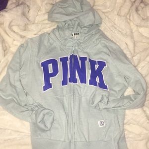 Size medium Pink/Victoria’s Secret zip up coat